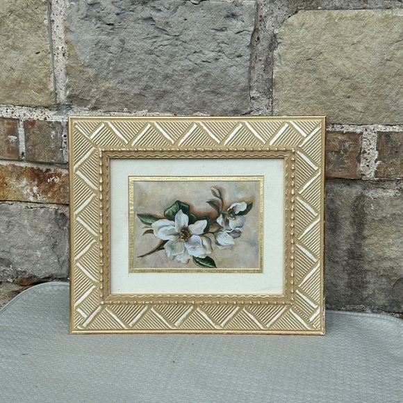 Crystal Art Gallery Framed wall picture magnolia print - Picture 3 of 10